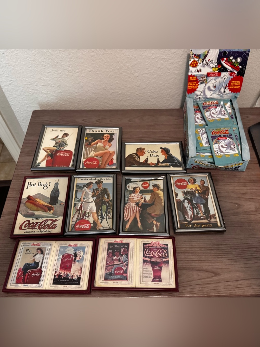 Bundle Coca Cola Trading Cards & Mini Poster Cards
